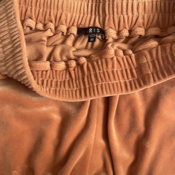 Pink Velour Shorts Set - Picture 2 of 3